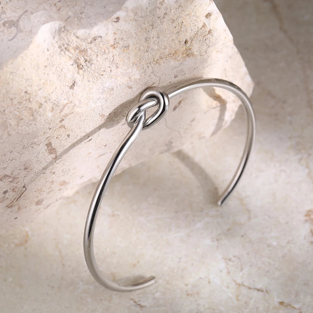 eternal love bangle silver bird's eye view